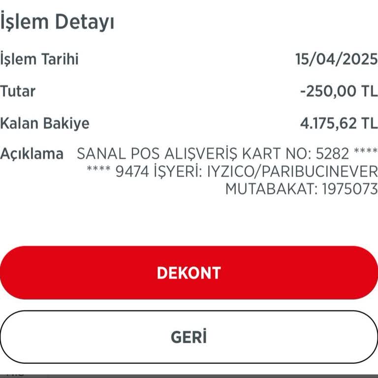 Paribucineverse Uygulamasında Kupon Alırken Para Çekildi Ama Hizmet Verilmedi