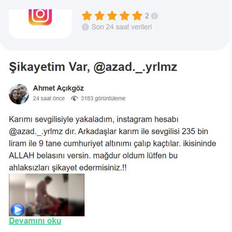 Instagram'da Adım Kullanılarak Yapılan Olumsuz Paylaşımın Kaldırılmasını İstiyorum