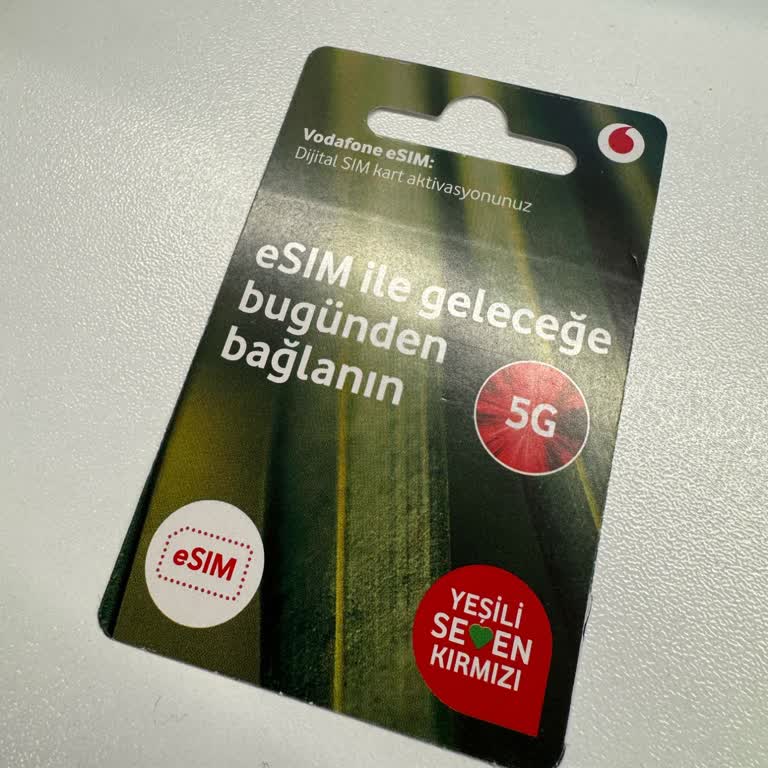 Vodafone E-Sim İşlemlerinde Çözülmeyen Sorun Ve Ek Ücret Talebi