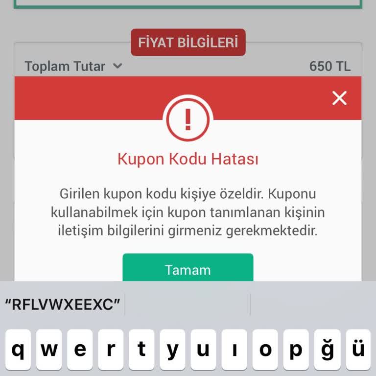 Kupon Kodu Hatası: Sorunum Çözülmüyor!