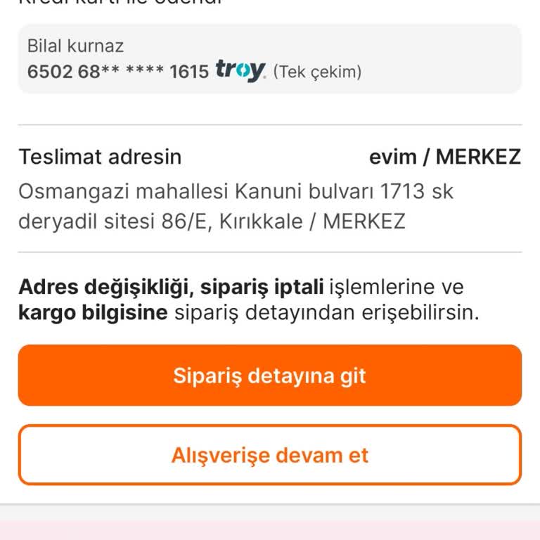 Sipariş Verilmeyen Ürün Ve İade Sürecinde Kötü Müşteri Hizmeti