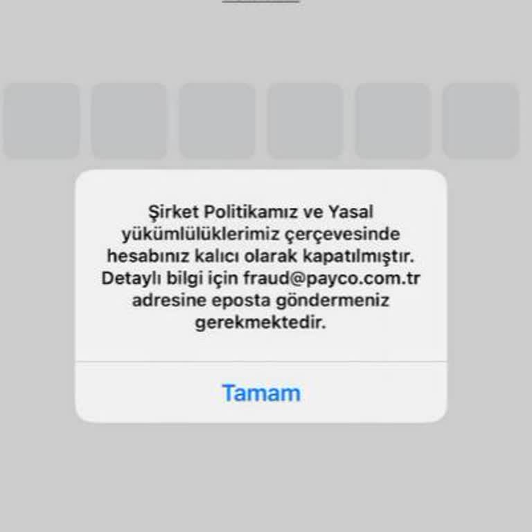 Hesabım Kalıcı Olarak Kapatıldı, Bakiyem Gönderilmiyor Ve Dönüş Yapılmıyor