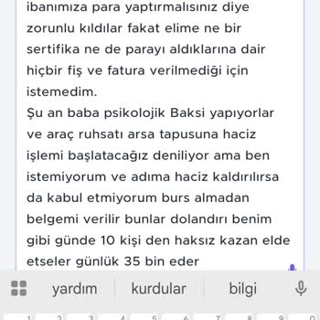 Eğitim Almadan Sertifika Ve Psikolojik Baskı Şikayeti