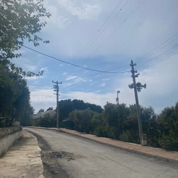 Bahçemizden Geçen Korumasız Yüksek Gerilim Hattı Can Güvenliğimizi Tehdit Ediyor