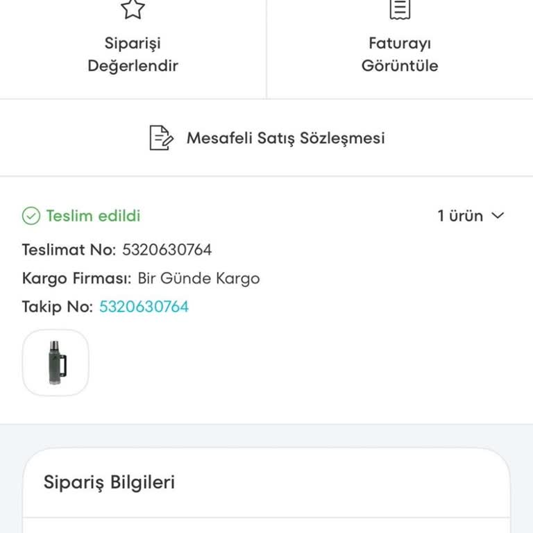 A101 Stanley Termosun Koku Sorunu Ve Garanti İlgisizliği