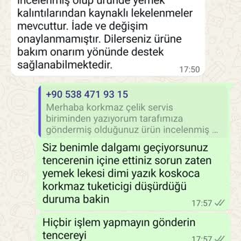 Korkmaz Tencere Setinde 1.5 Yıldır Çözülemeyen Paslanma Ve İlgisizlik Sorunu
