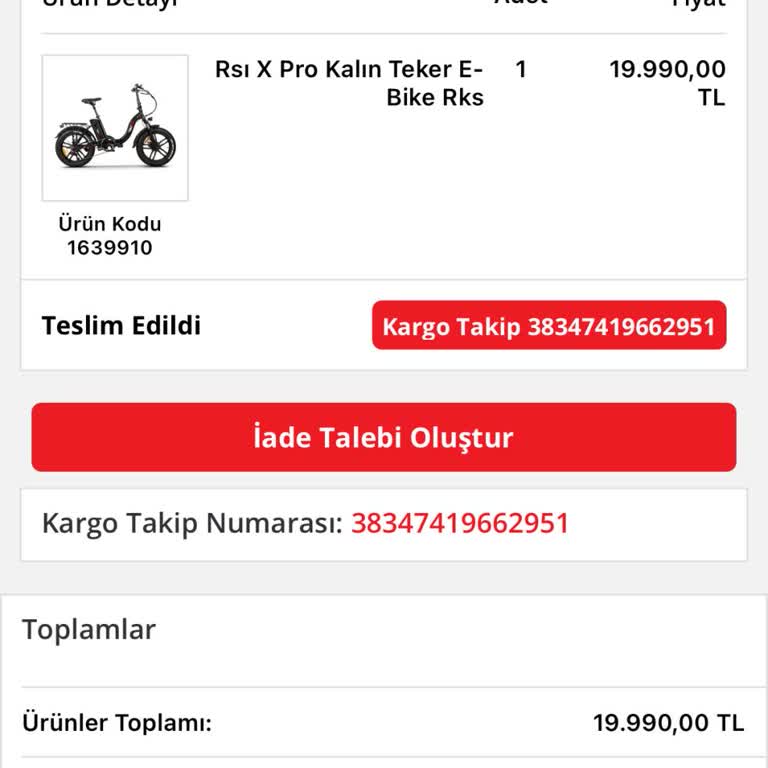 Yeni Alınan Elektrikli Bisikletin Lastiği İlk Saatte Patladı