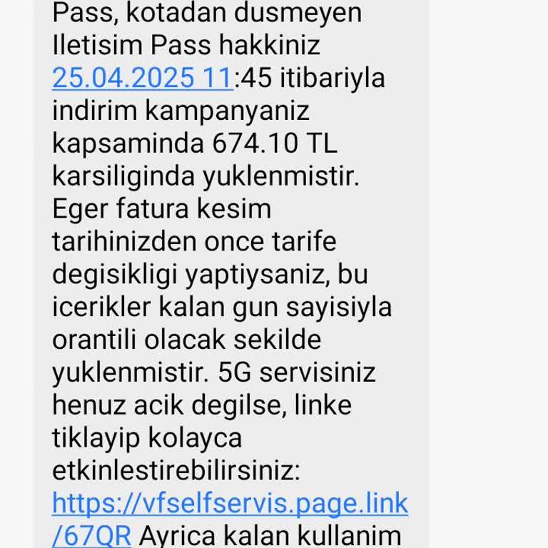 Fatura Yenileme Sonrası Beklenmeyen Yüksek Tarife