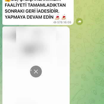 Telegram Üzerinden Görev Vaadiyle Kişisel Bilgilerimin Kullanılması Ve Sorumluluk Reddi
