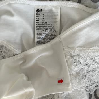 H&M Hipster Unterhosen 5er-Pack, defektes Produkt aufgrund fehlerhaftem Etikett
