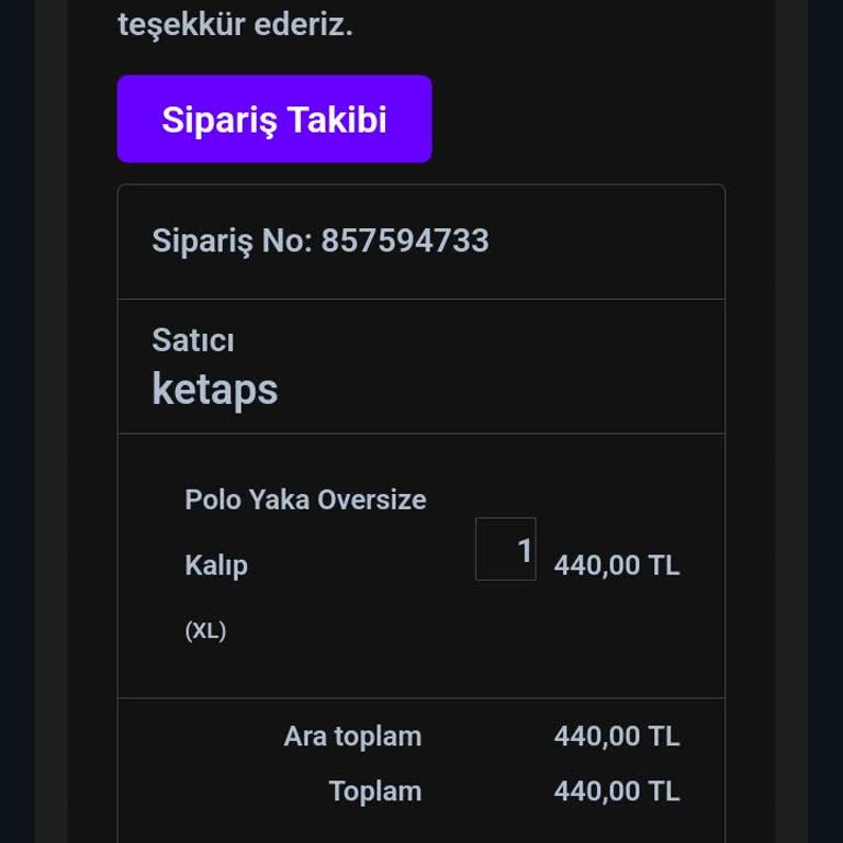 Sipariş İptali Ve Para İadesi Sürecinde Yaşanan Zorluk