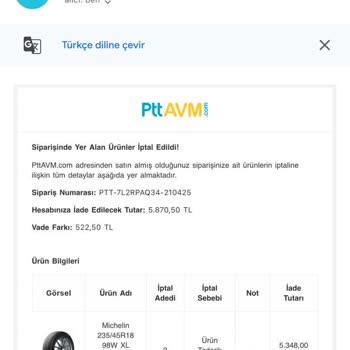 Stokta Olan Ürün Satın Alındıktan Sonra Keyfi İptal Ve Tehdit
