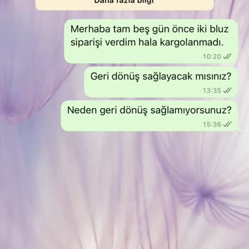 Siparişim Gönderilmedi, İletişime Geçilmiyor