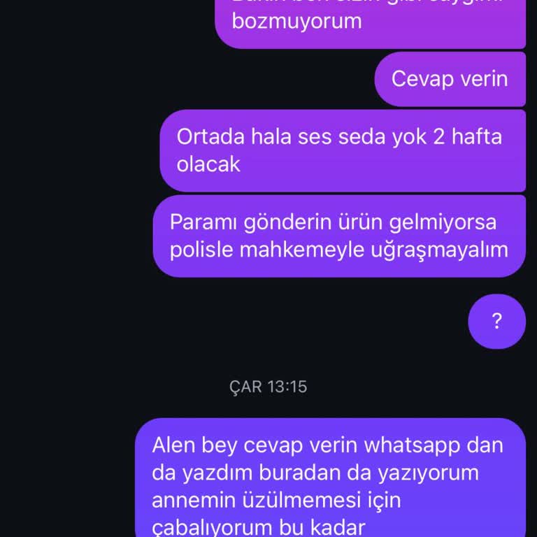 Satıcıdan Gelen Hakaretler Ve Yanlış Ürün Mağduriyeti