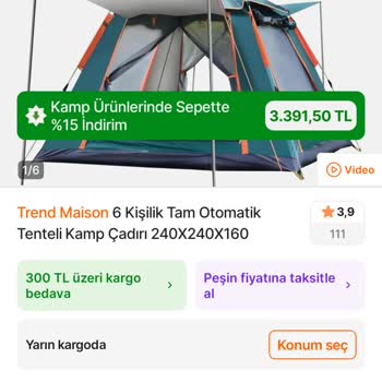 Hepsiburada Deprem Sonrası Çadır Fiyatlarında Haksız Artış Şikayeti