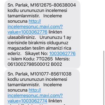 Mavi Aynı Koşullarda Alınan Ürünlere Farklı İnceleme Sonuçları Mağduriyet Yarattı