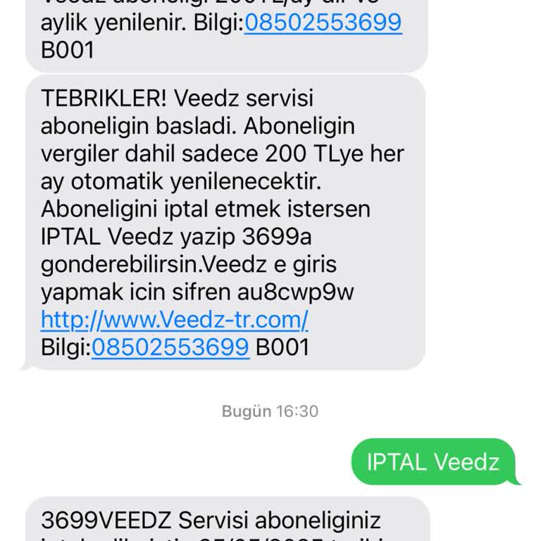 İstem Dışı Başlatılan Abonelik Ve Fatura Sorunu