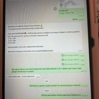 Siparişime Dönüş Yapılmıyor Ve Ürünüm Gönderilmiyor