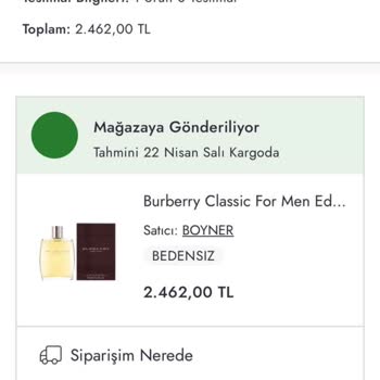 Boyner Siparişimde Teslimat Ve Bilgilendirme Sorunu Yaşadım