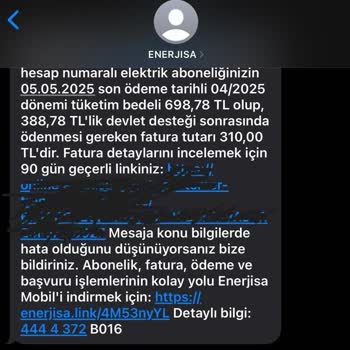 Elektrik Faturasında Beklenmedik Artış Ve Devlet Desteği Uygulaması