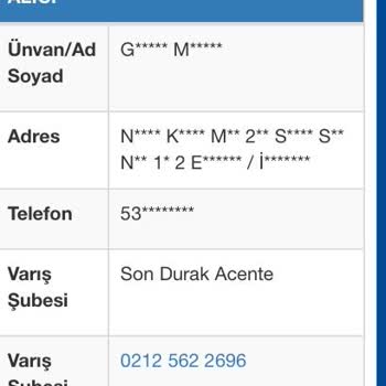 Teslim Edilmeyen Kargo Ve Yetersiz Bilgilendirme Nedeniyle Mağduriyet