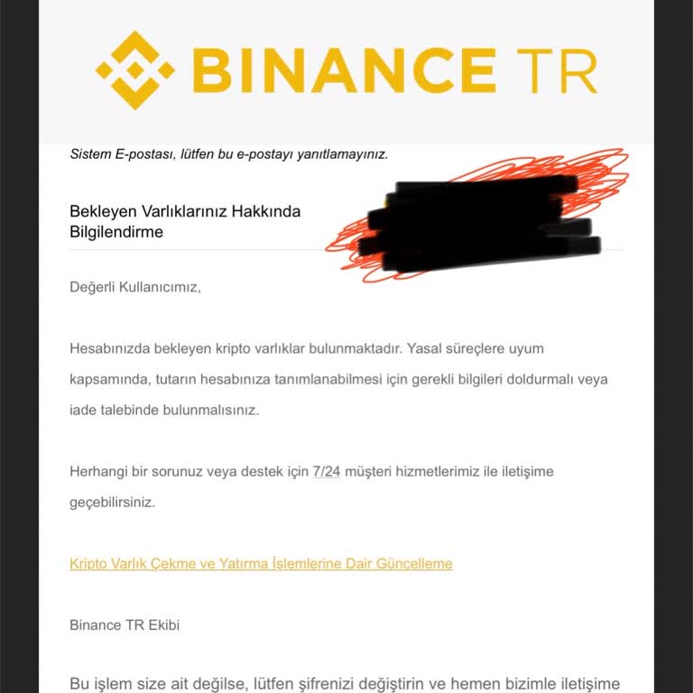 Binance TR İade Talebinde Yanıltıcı Uygulamalar Ve Bilgi Doldurma Zorunluluğu