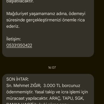 Islak İmzam Olmadan Adıma İşlem Yapılmasından Ve Haksız Ödeme Taleplerinden Endişeliyim
