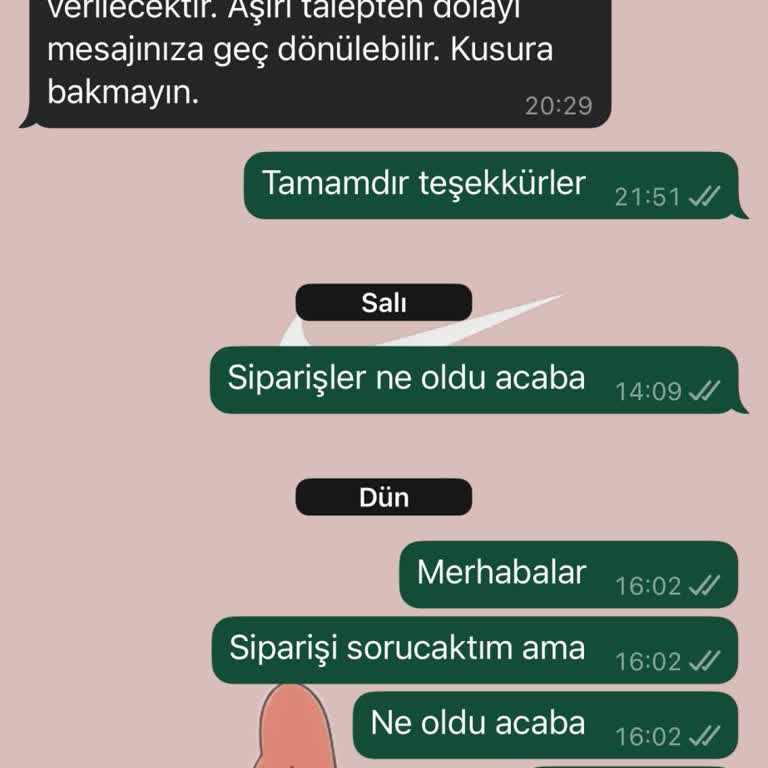 Siparişin Kargoya Verilmemesi Ve İletişimsizlik Sorunu