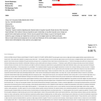 Kulaklık Arızasında Tutarsız Servis Raporları Ve Çözüm Eksikliği Mağduriyeti