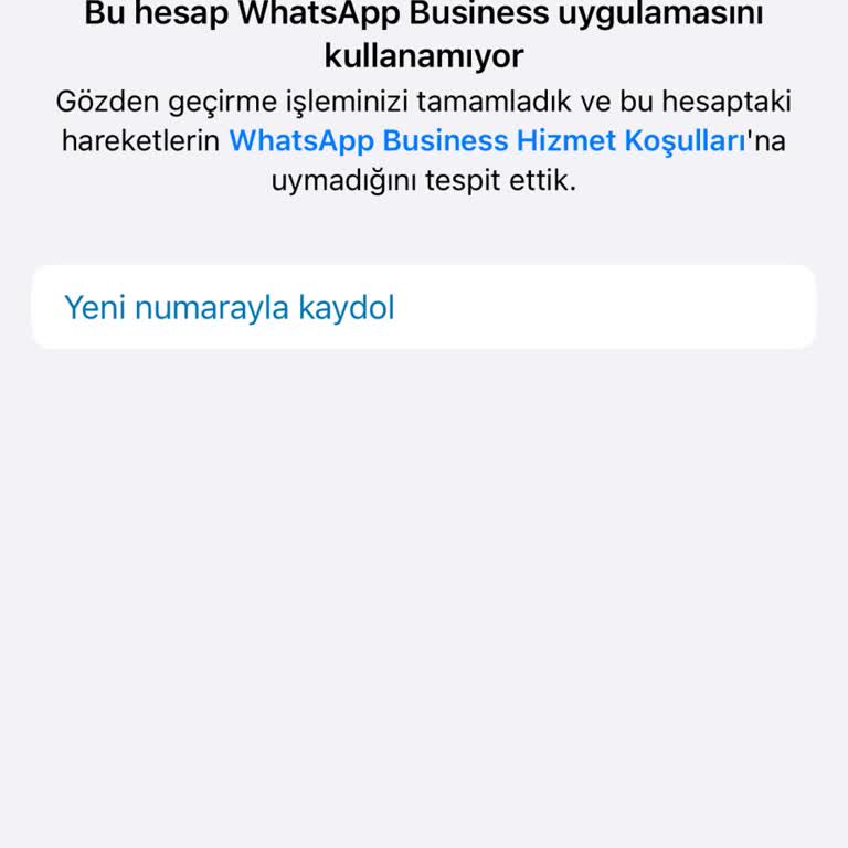 WhatsApp Hesabım Haksız Yere Yasaklandı, Destek Alamıyorum