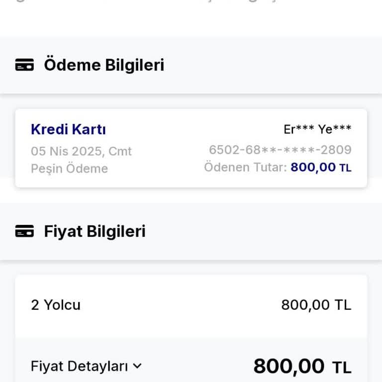 Bilet İptalinde Ücret İadesi Yapılmadı Mağdur Edildim