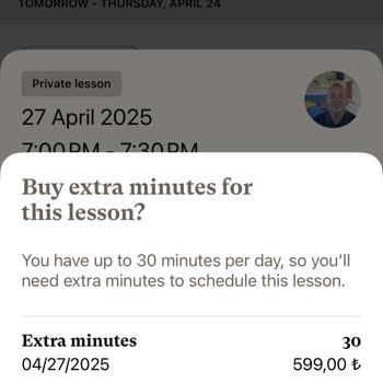 Cambly Ekstra Dakikalarım Kullanılamıyor, Sorunlar Çözülmüyor
