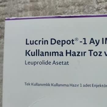 Lucrin Deport 3.75 Mg İlaç Yokluğu Nedeniyle Mağduriyet Yaşıyoruz