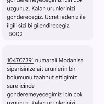 Beğenerek Aldığım Ürünler Modanisa'da Sürekli İptal Ediliyor