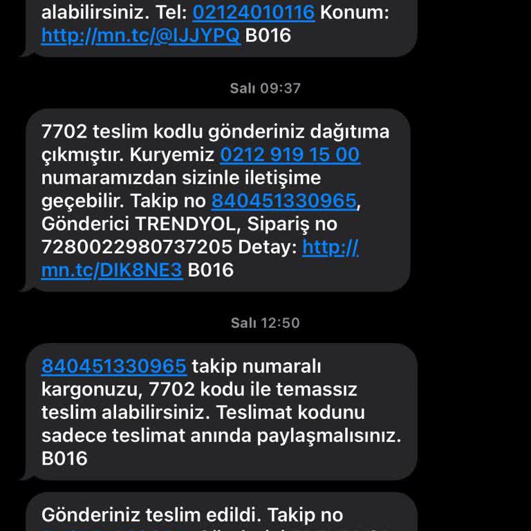 Kargom Teslim Edilmedi İade Sürecine Alındı