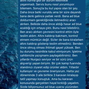 Karavan Kiralama Sonrası Bilgilendirme Eksikliği Ve Haksız Hasar Ücreti Talebi