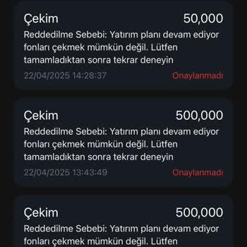 Yanılttılar Paramı Çekemiyorum