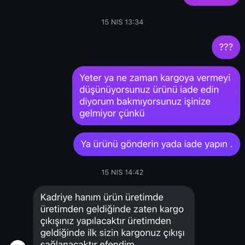 Sipariş Verdim, Ürün Ne Geldi Ne Para İadem Yapıldı