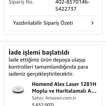 Amazon Garanti Kapsamındaki Ürünün İadesi Aylardır Bekliyor