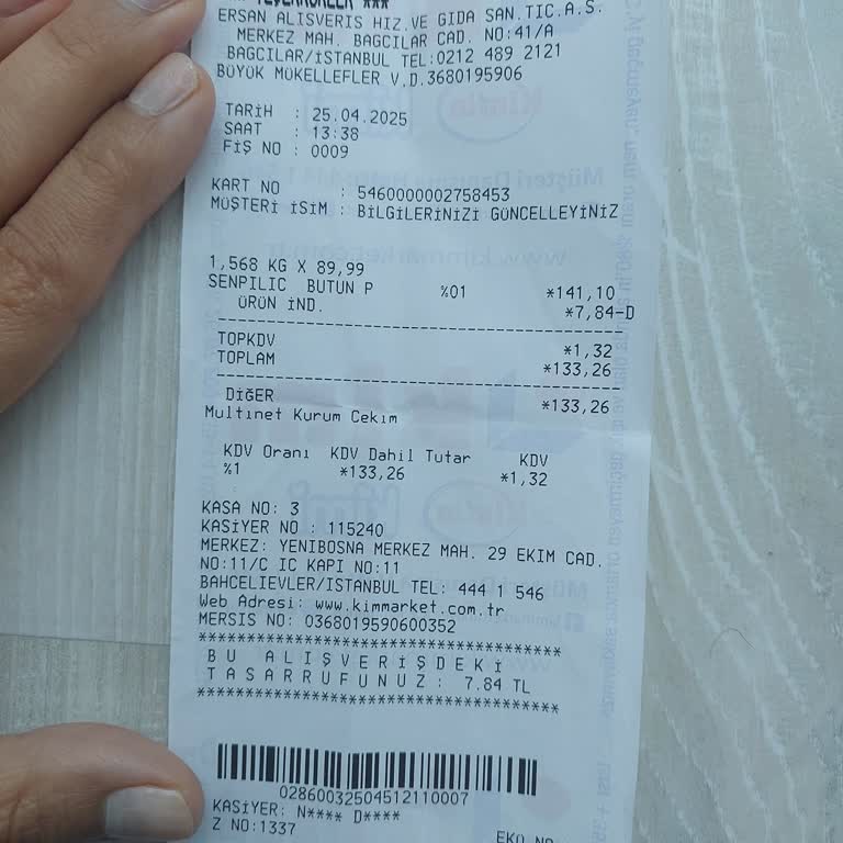 Kim Market Çalışanının Kart Puanını Kendi Lehine Kullanması Ve Müşteri Mağduriyeti