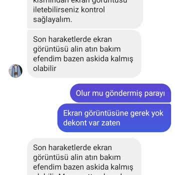 Sipariş Sonrası Bilgi Verilmedi, Engellendim