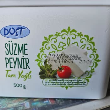 Ambalajı Kapalı Süzme Peynirden Küf Benzeri Madde Çıkması Ve İade Talebi