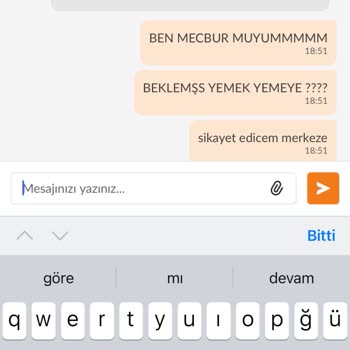 Siparişim Başkalarına Uğrayınca Yemeğim Soğuyor Ve Bekliyorum