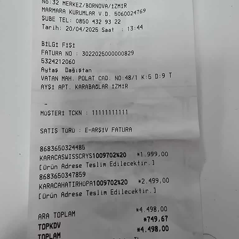 Siparişin Gecikmesi Ve İptal Talebinin Reddedilmesi