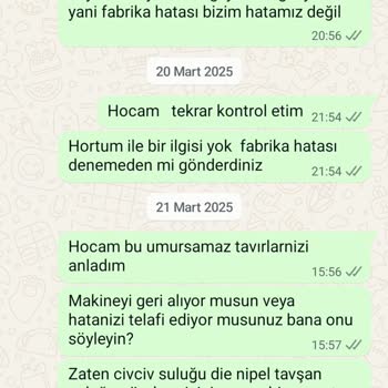 Eksik Ve Arızalı Ürün, İlgisiz Müşteri Hizmeti