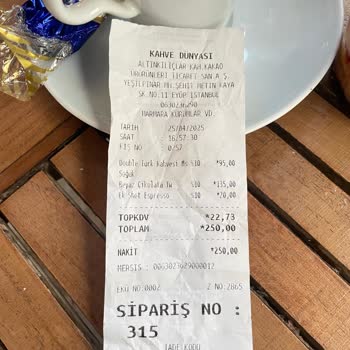 Vialand Kahve Dünyası'nda White Mocha Hayal Kırıklığı Ve Kötü Hizmet