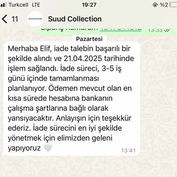 İade Edilen Ürünün Ücreti Kartıma Yansımadı Firma Sürekli Tarih Değiştiriyor