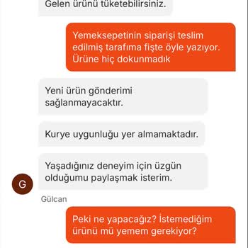 Migros Yemek Yanlış Sipariş Ve Yetersiz Destek Hayal Kırıklığı