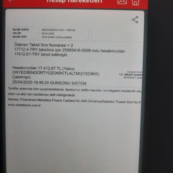 Bilgim Dışında Hesabıma Gün Sonu Uygulamasıyla Para Çekildi