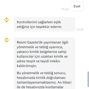 Binance TR Hesabım İzinsiz Kapatıldı Paramı Çekemiyorum